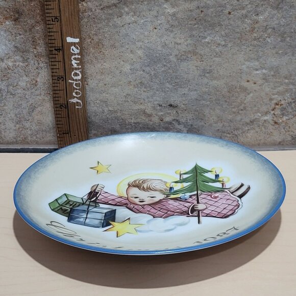 Schmid Hummel Christmas 1987 Angelic Gifts Decorative Wall Hanging Plate - Picture 9 of 11